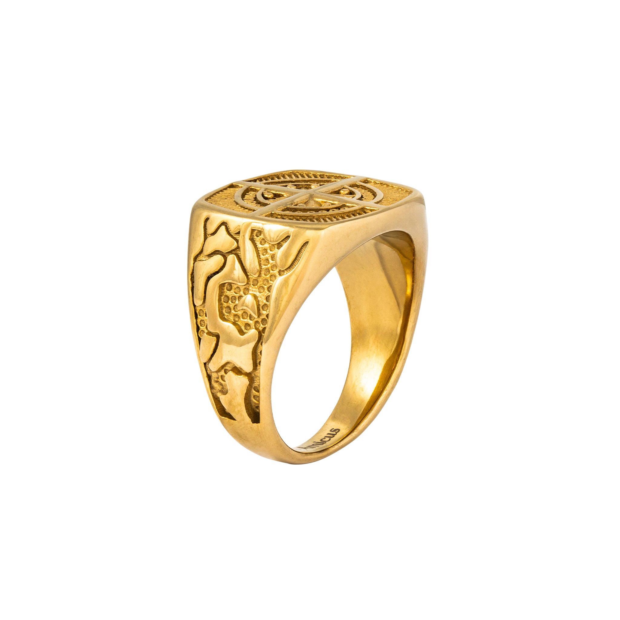 COMPASS RING (GOLD)