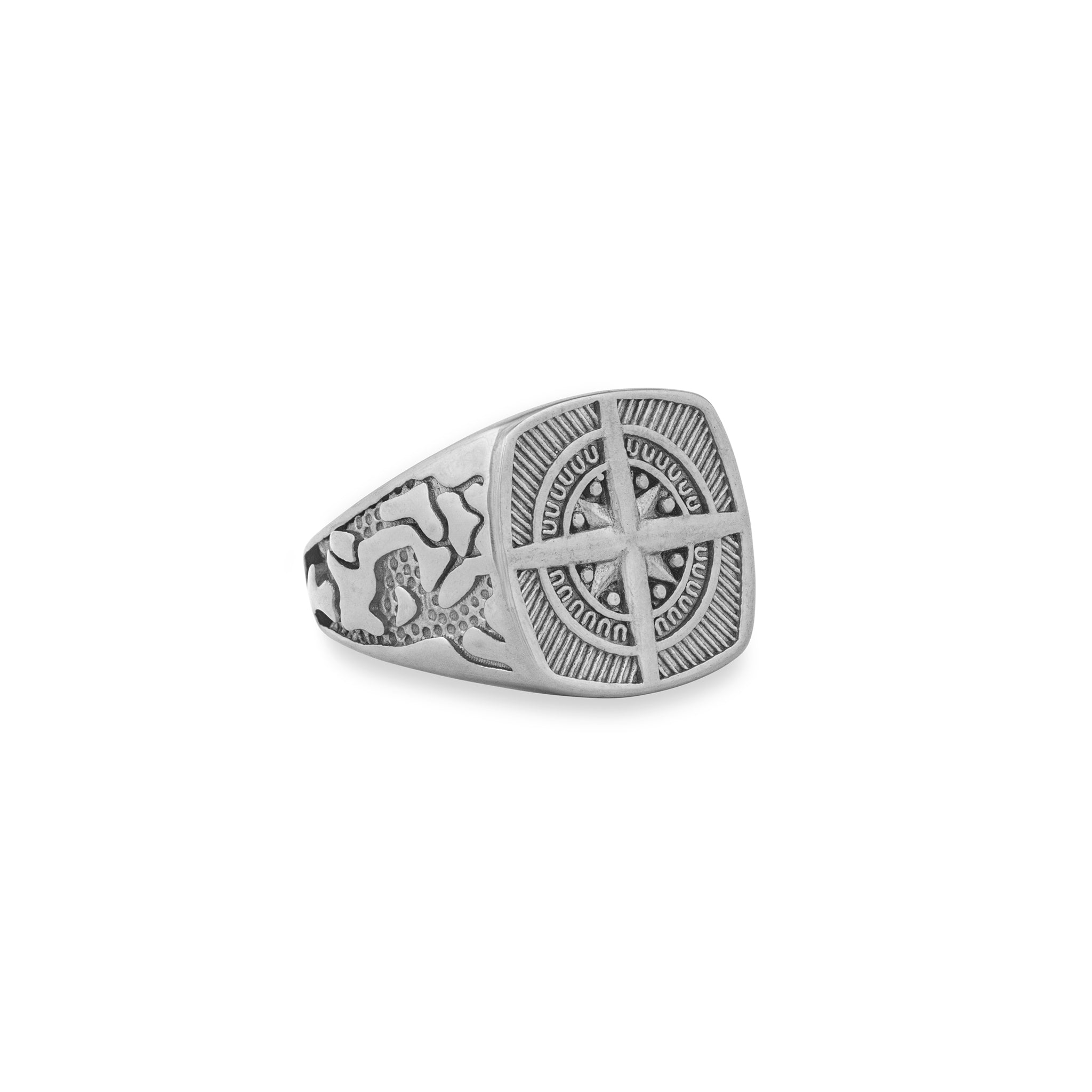 COMPASS RING (SILVER)