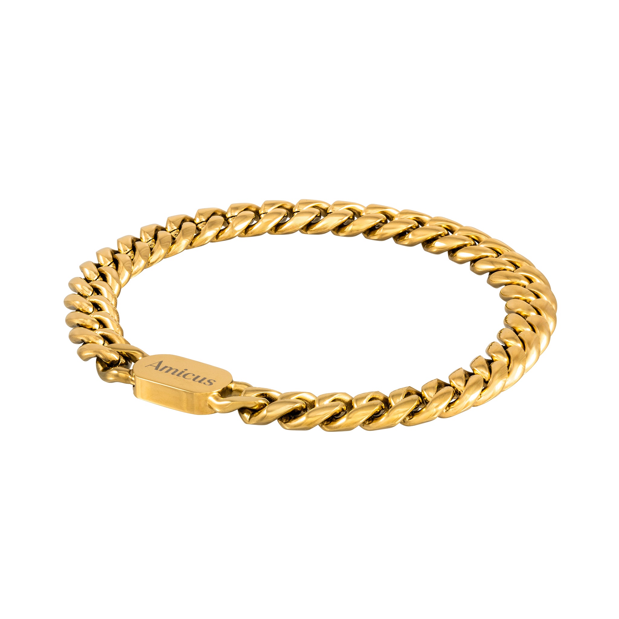 CUBAN BRACELET (GOLD) 8MM