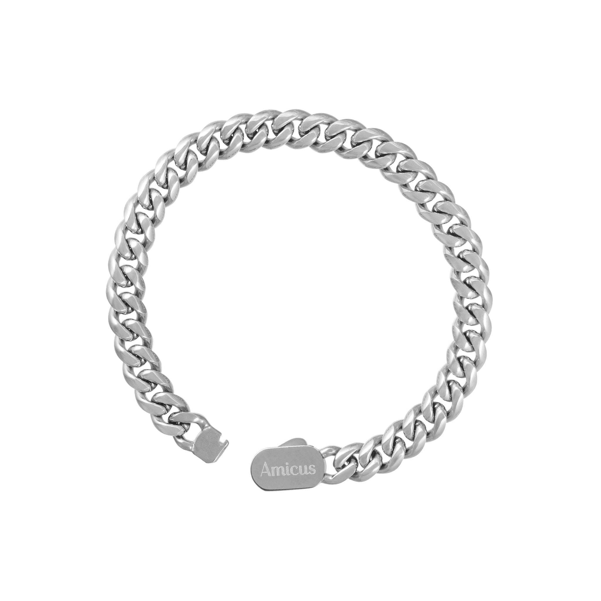 CUBAN BRACELET (SILVER) 8MM