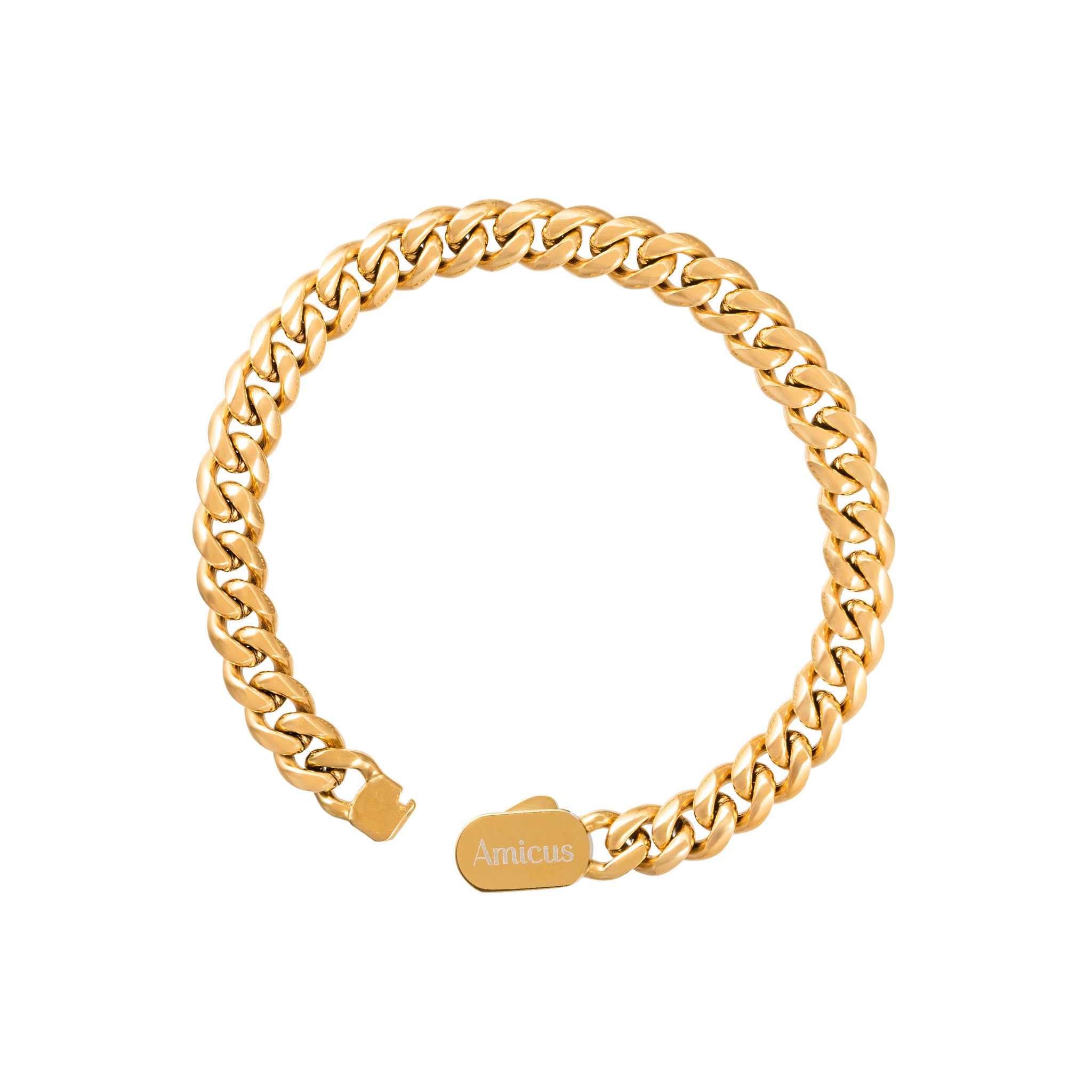 CUBAN BRACELET (GOLD) 8MM