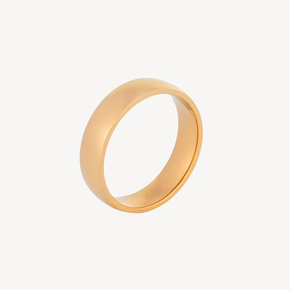 BAND RING (GOLD) 6MM