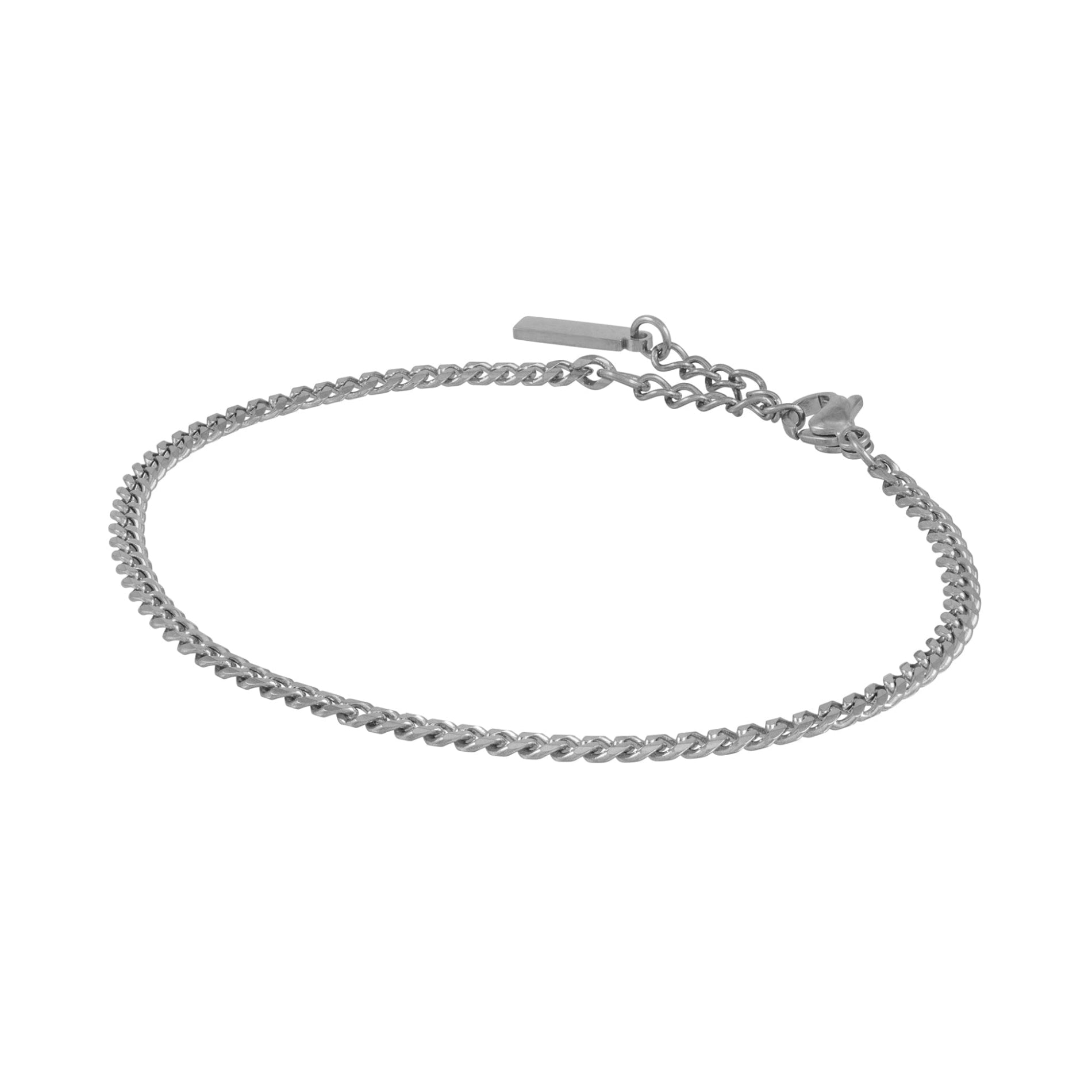 CUBAN BRACELET (SILVER) 2MM