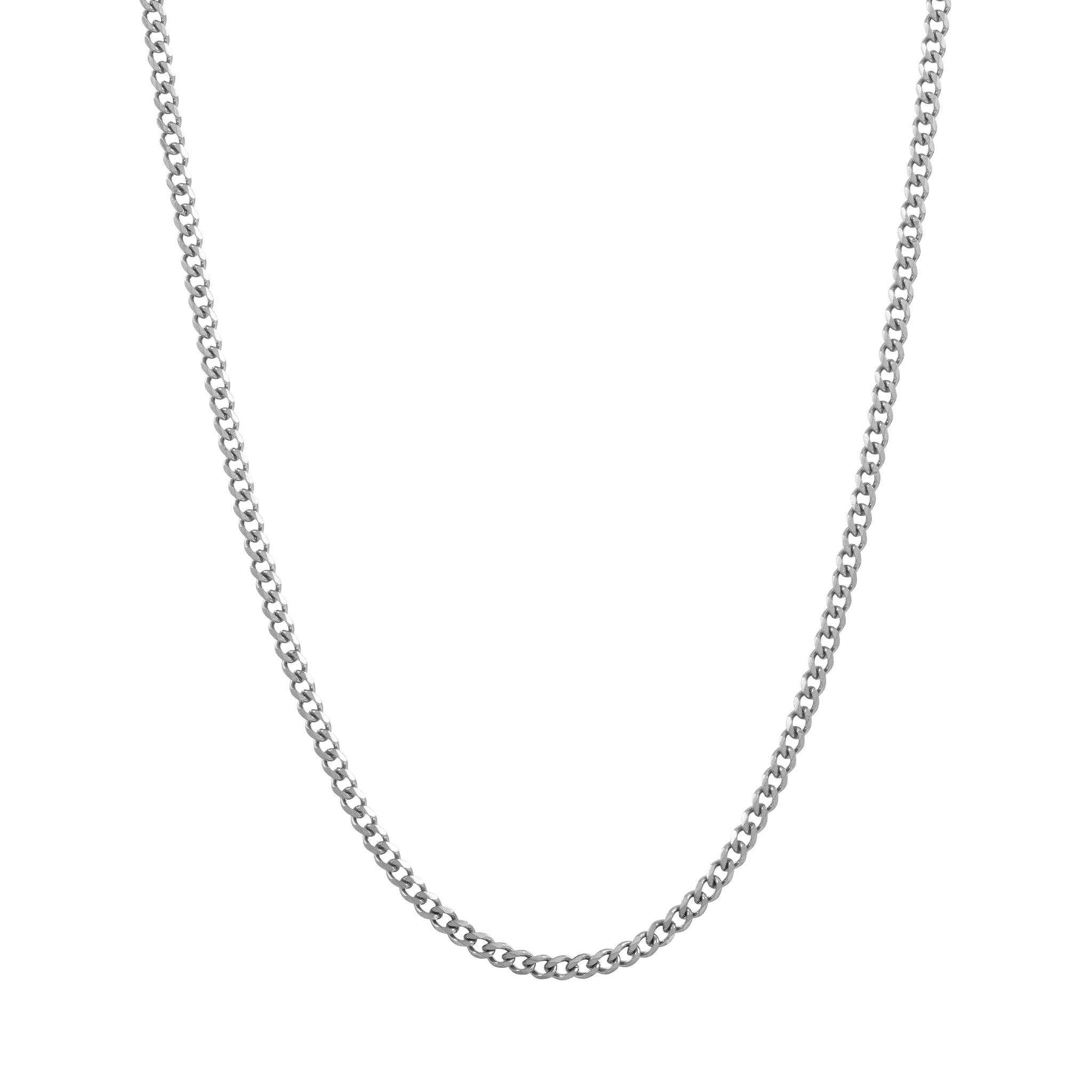 CUBAN CHAIN (SILVER) 2MM