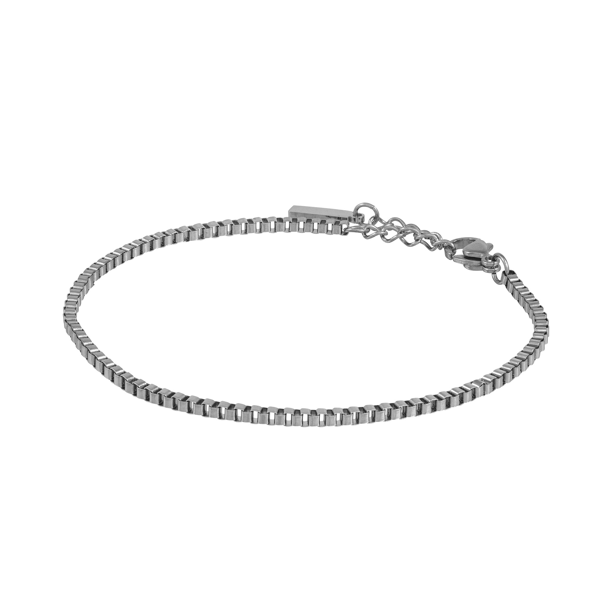 BOX BRACELET (SILVER) 2MM