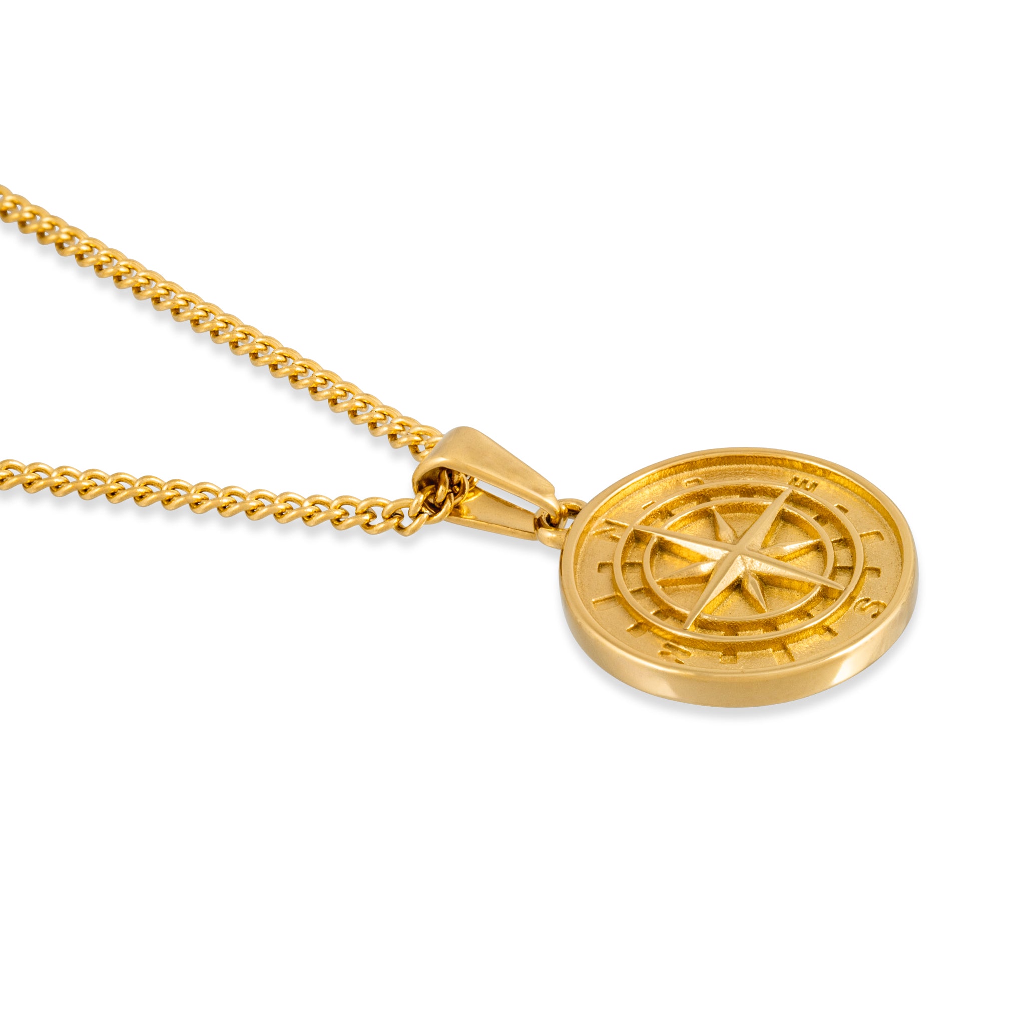 COMPASS PENDANT (GOLD)