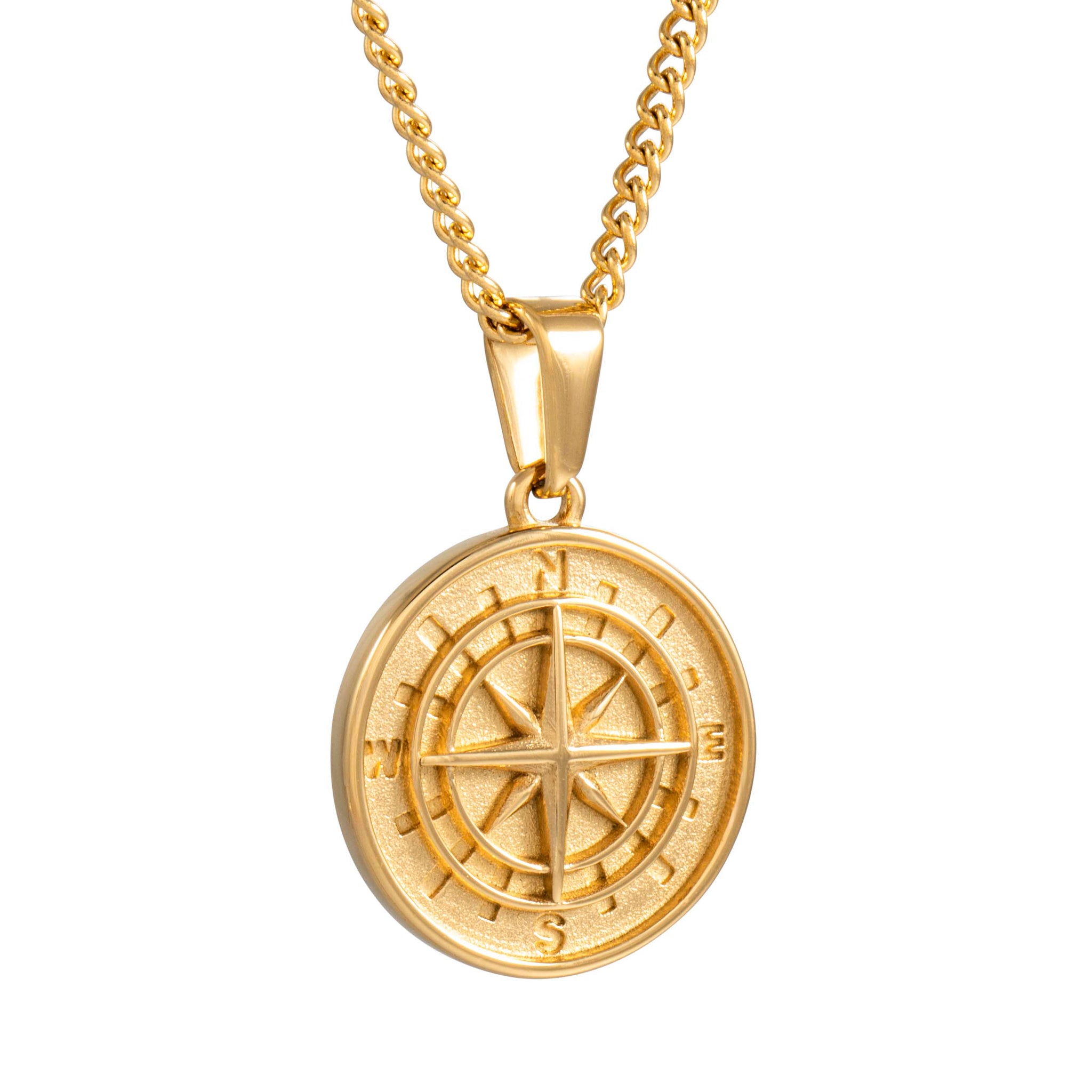 COMPASS PENDANT (GOLD)