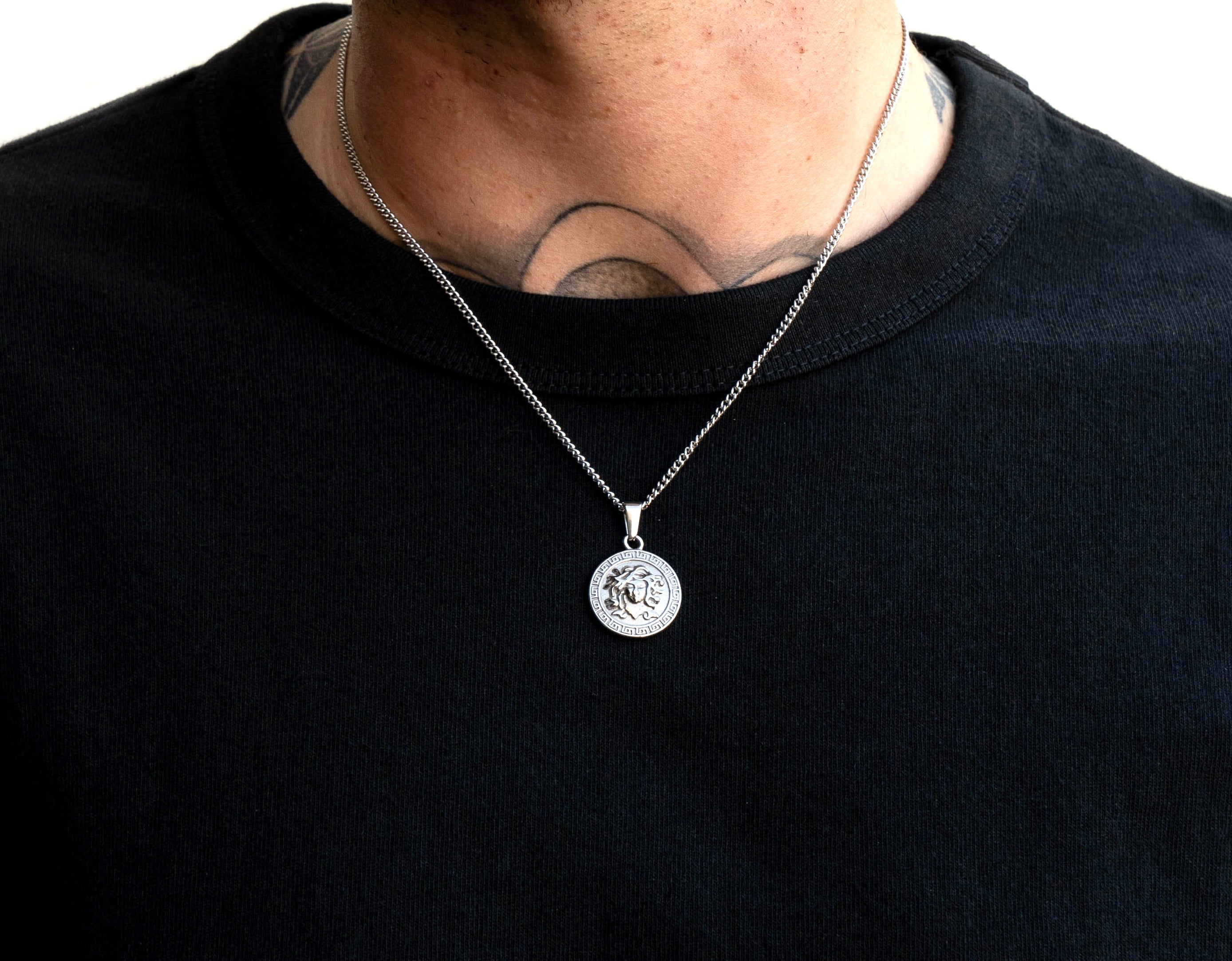 MEDUSA PENDNT (SILVER)