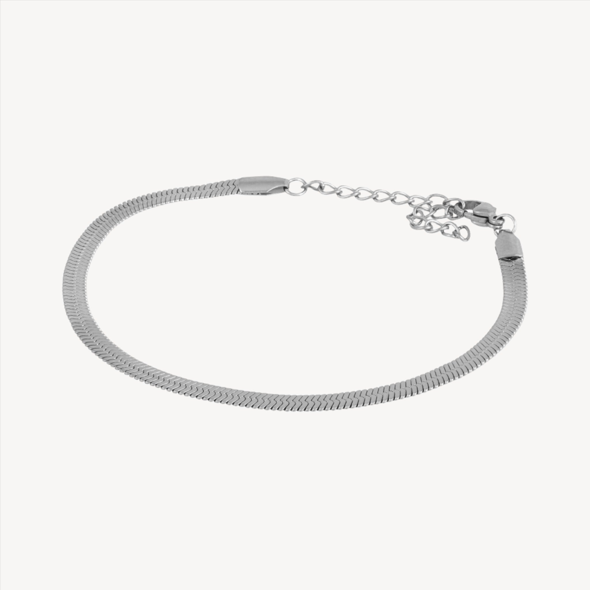 SNAKE BRACELET (SILVER) 4MM