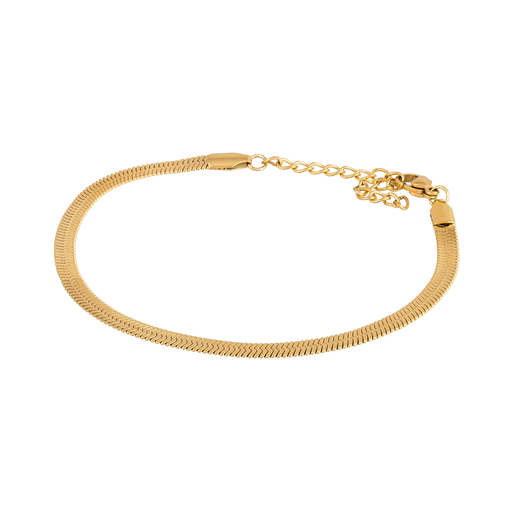 SNAKE BRACELET (GOLD) 3MM