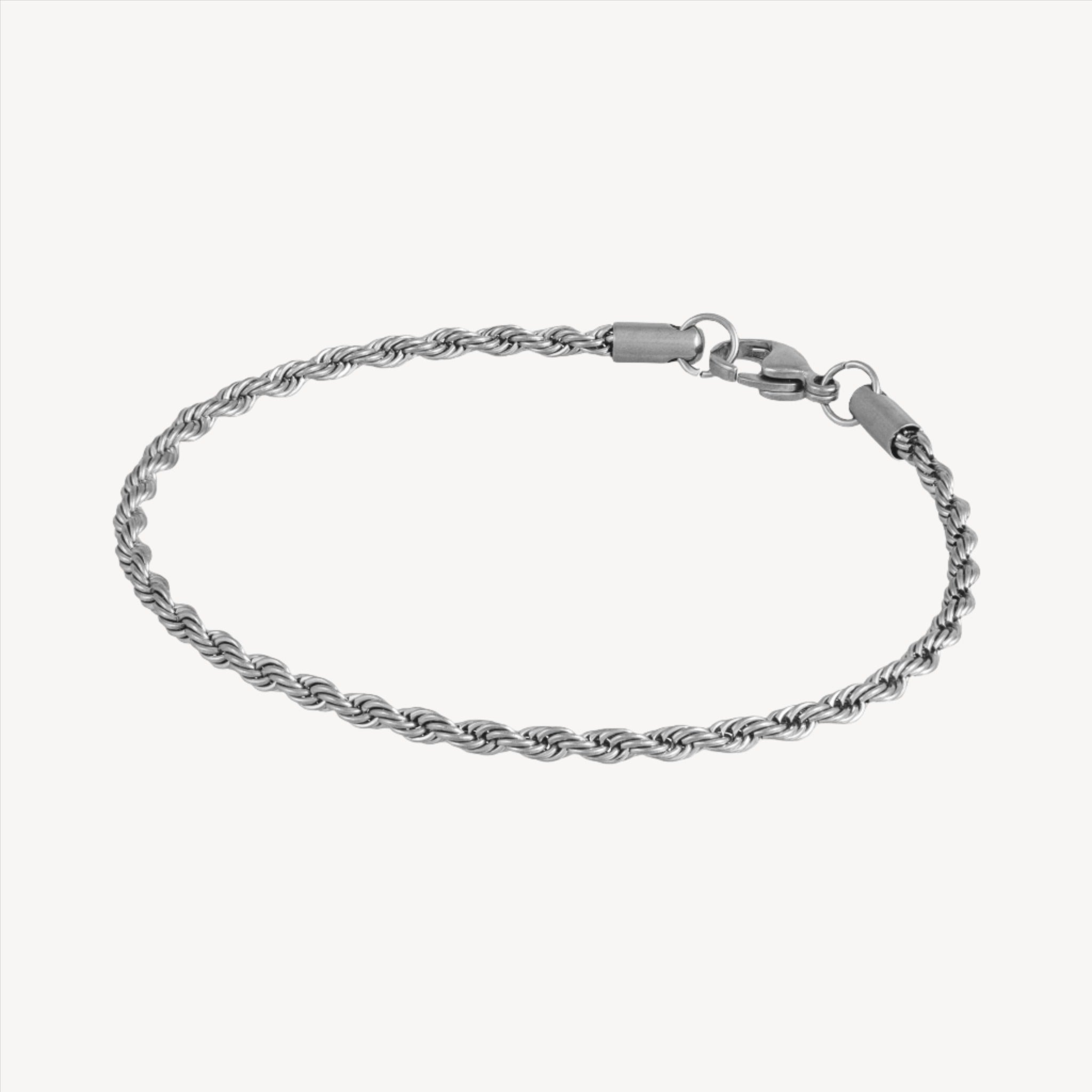 ROPE BRACELET (SILVER) 3MM