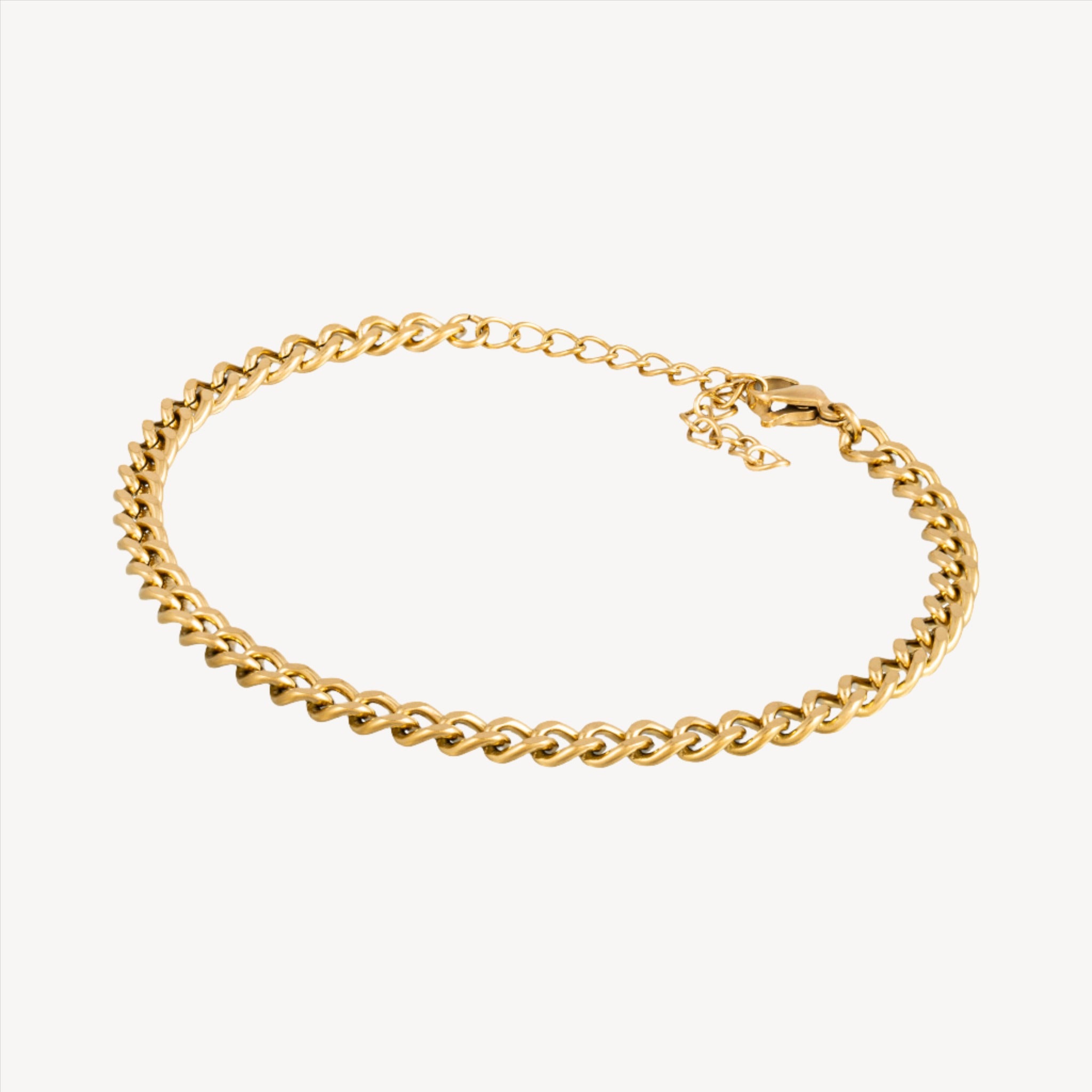 CUBAN BRACELET (GOLD) 4MM