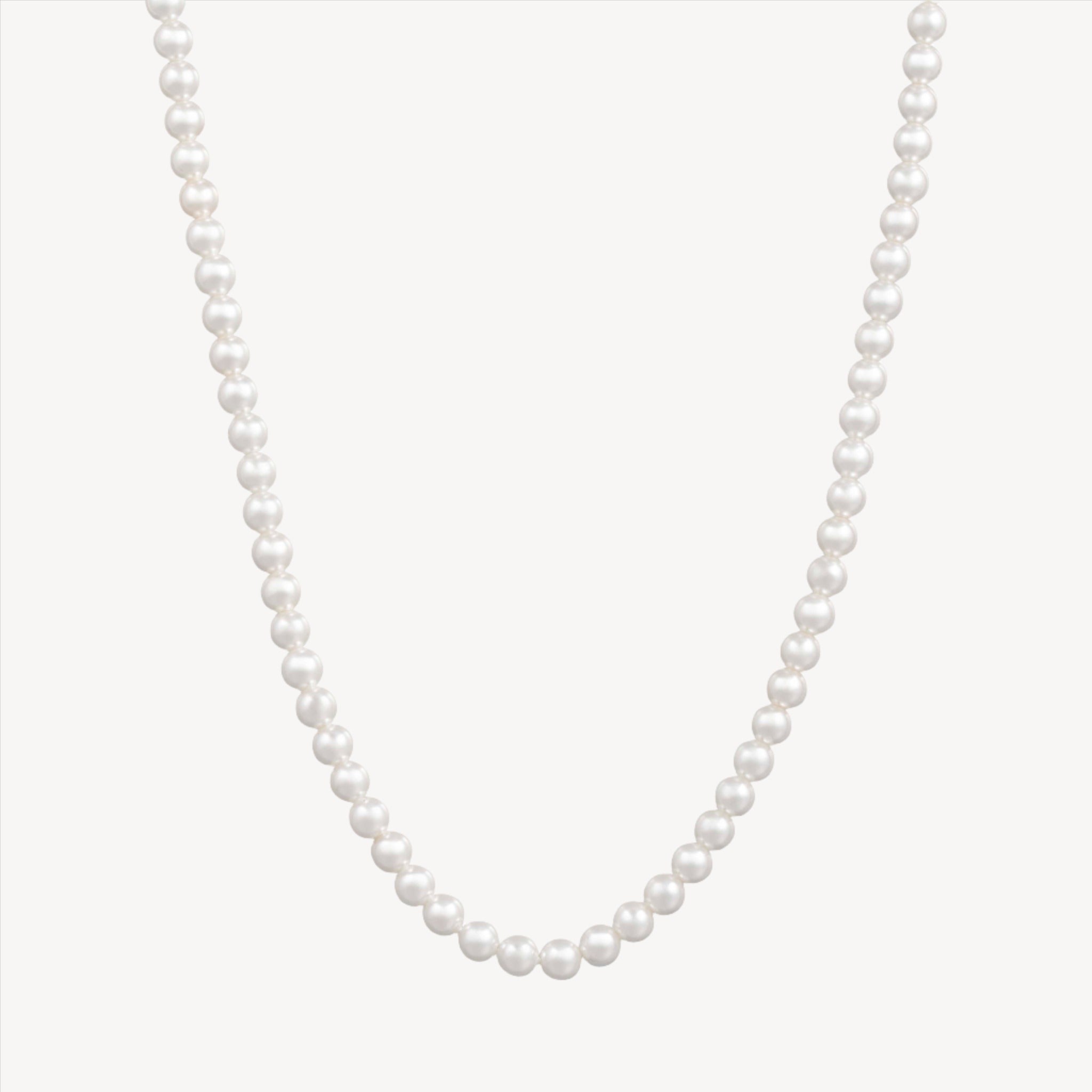 PEARL NECKLACE (SILVER)