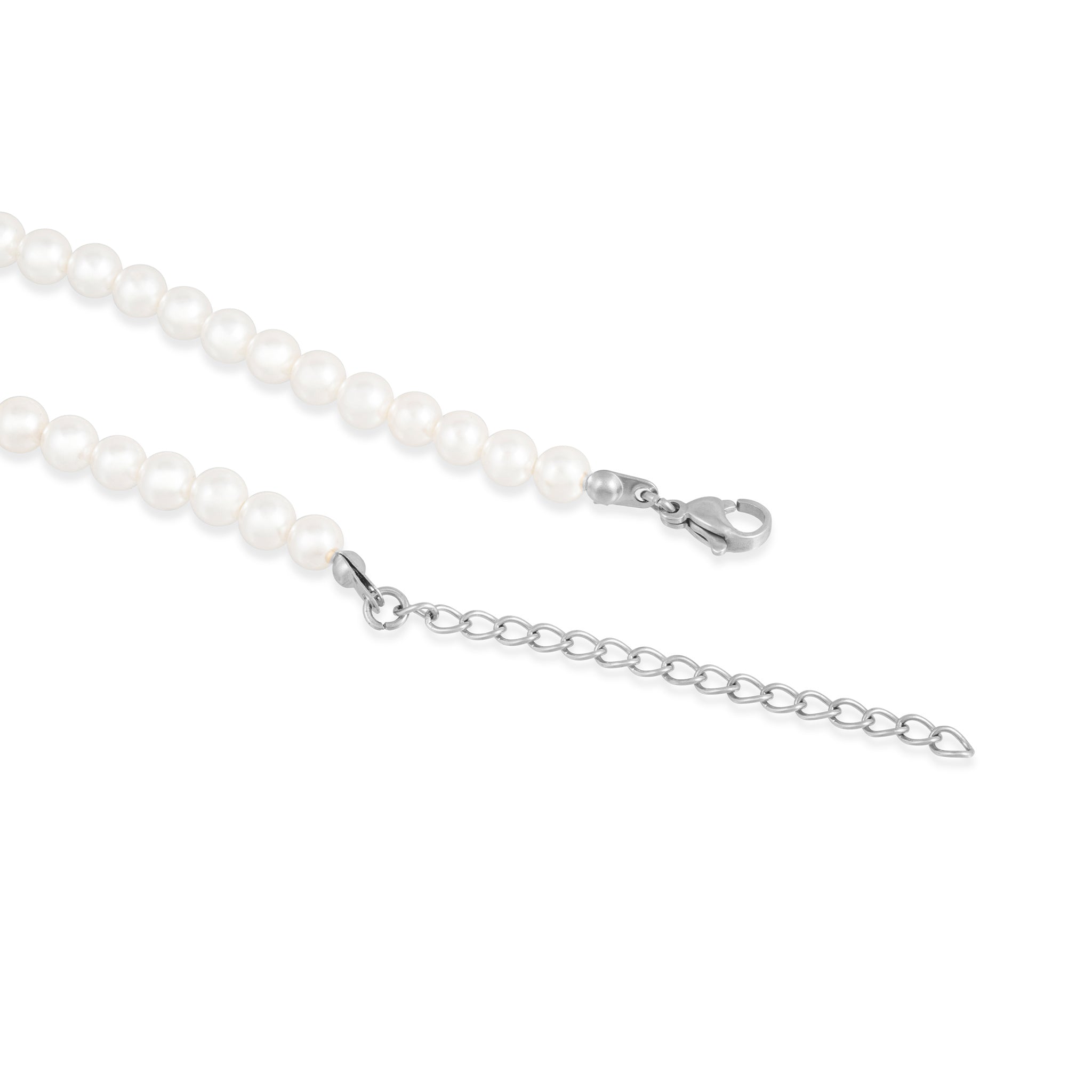 PEARL NECKLACE (SILVER)