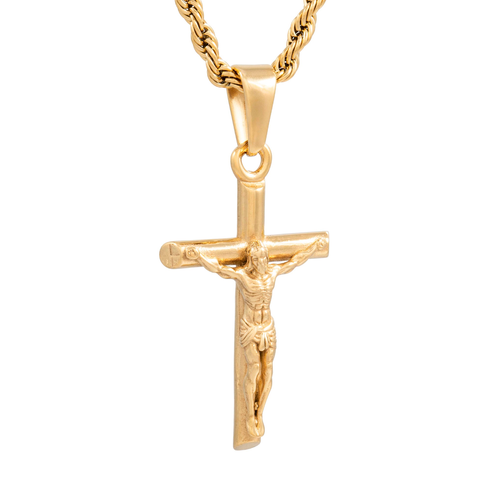 CRUCIFIX PENDANT (GOLD)