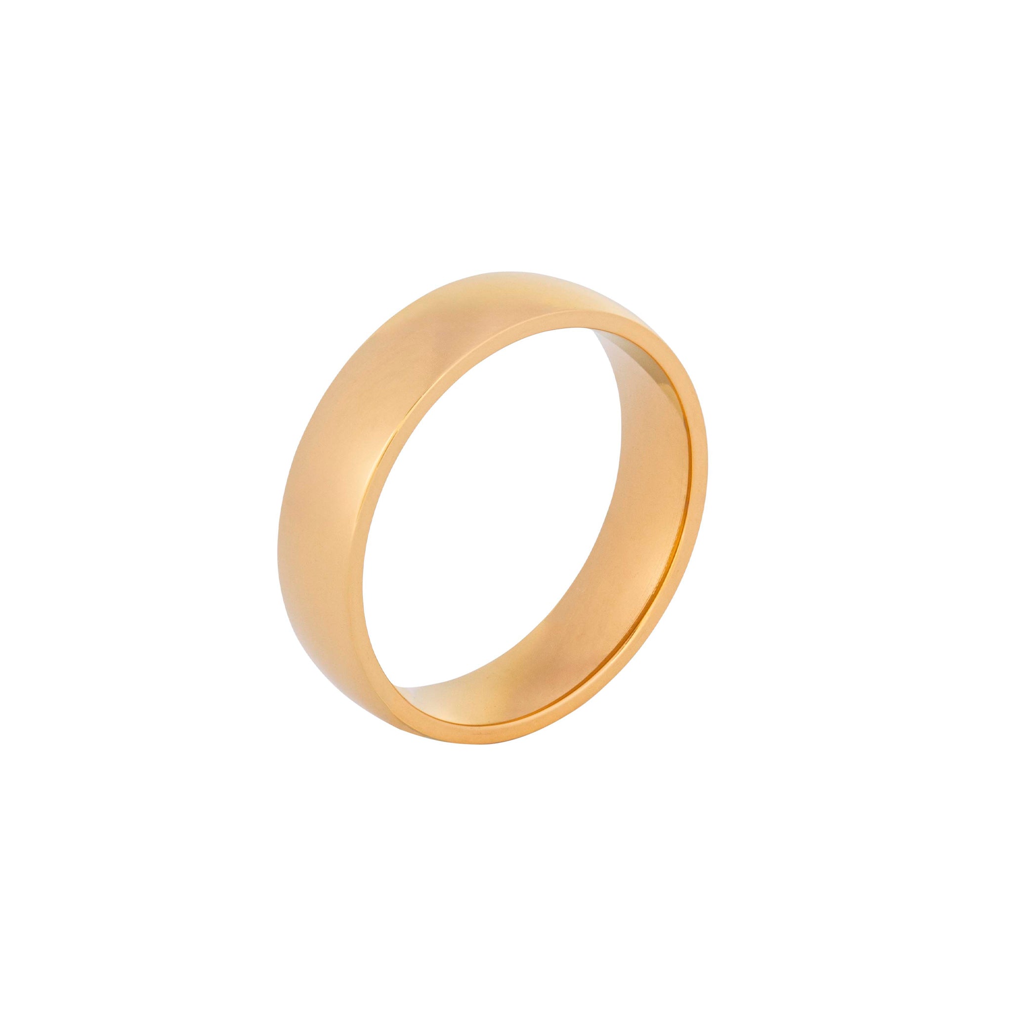 BAND RING (GOLD) 6MM